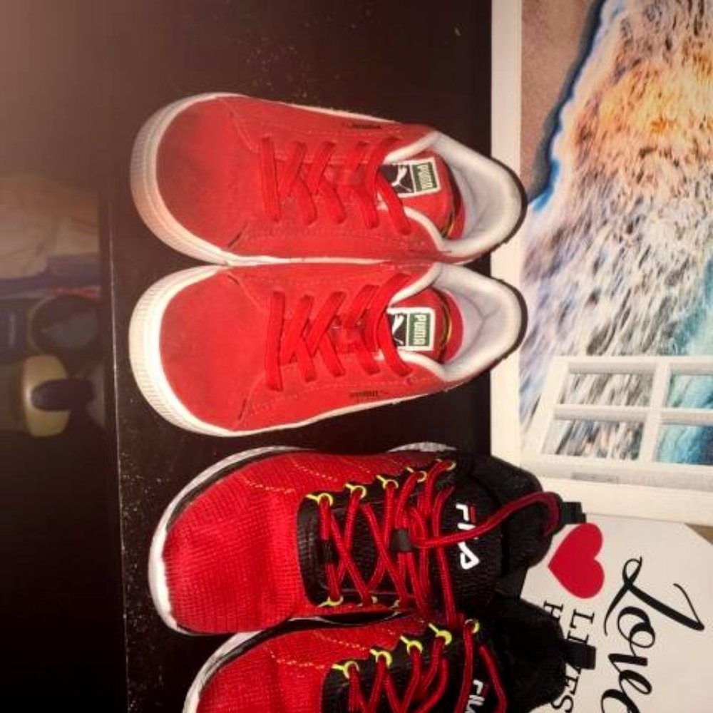 Puma and Fila Toddler Shoes